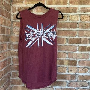 def leppard muscle t shirt